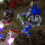Virtual game world, small icon.